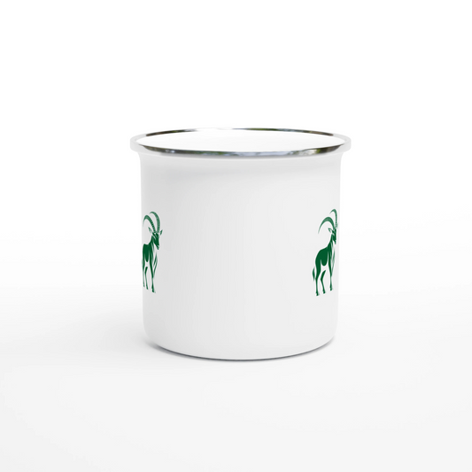 Enamel Mug - Ibex Goat Icon Design
