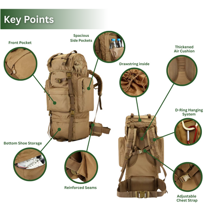 ROAMR - 70L Waterproof Backpack