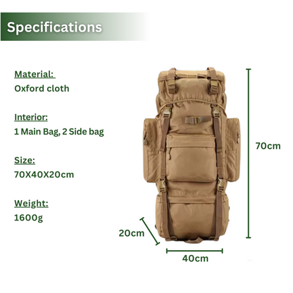 ROAMR - 70L Waterproof Backpack