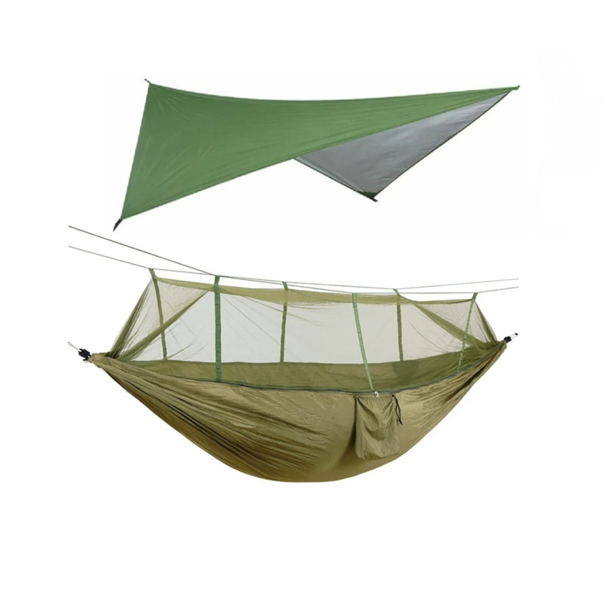 EYRIE Ultralight Camping Hammock with Bug Net & Rain Cover