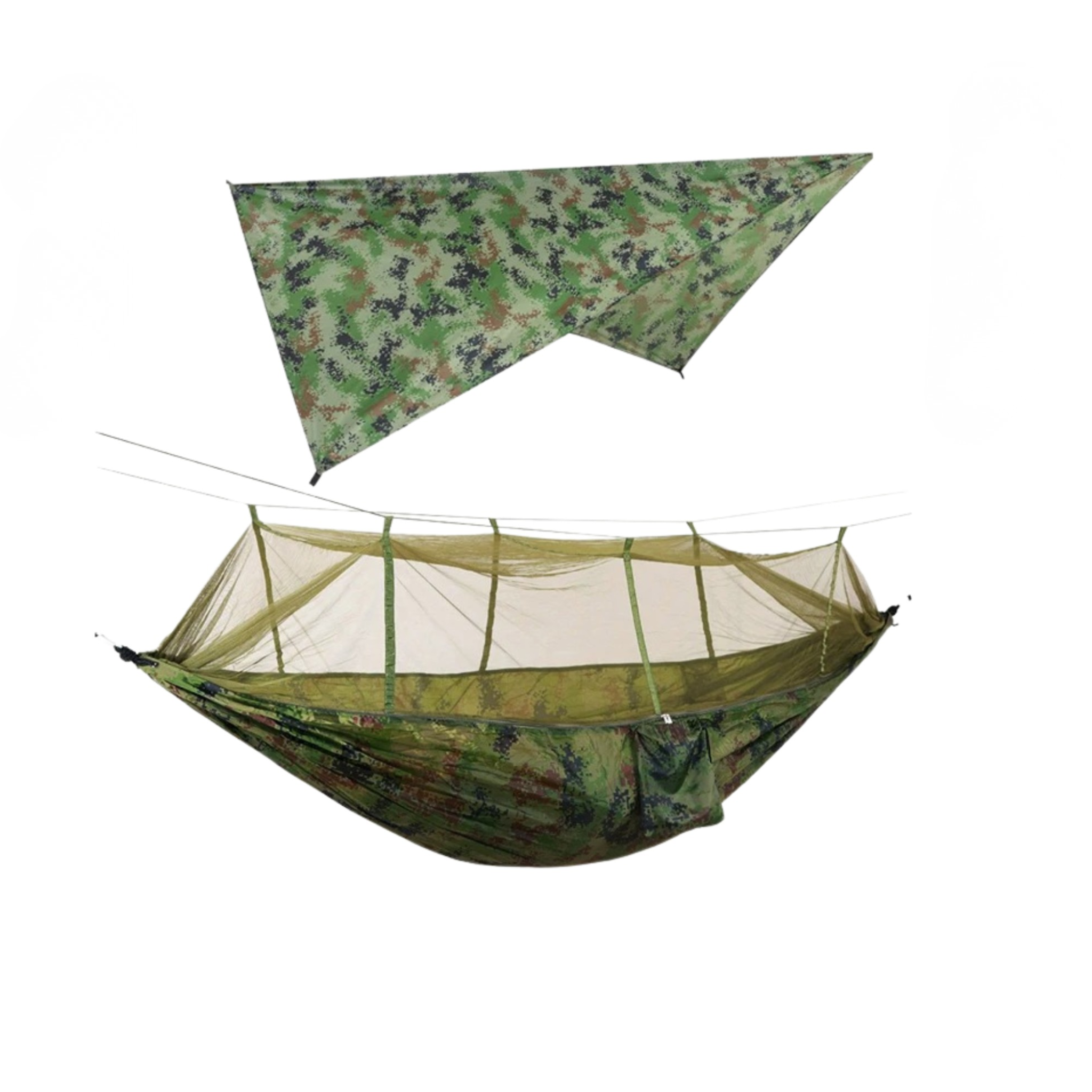 EYRIE Ultralight Camping Hammock with Bug Net & Rain Cover