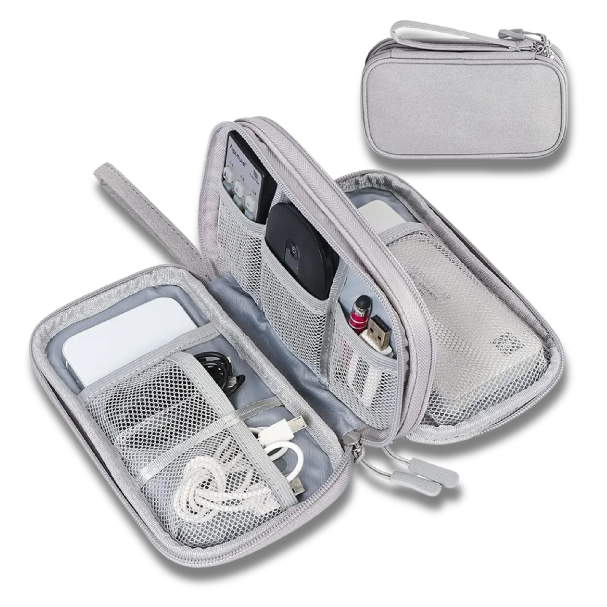Electronics Travel Organizer Bag - Keep Cables & Chargers Organized On-The-Go