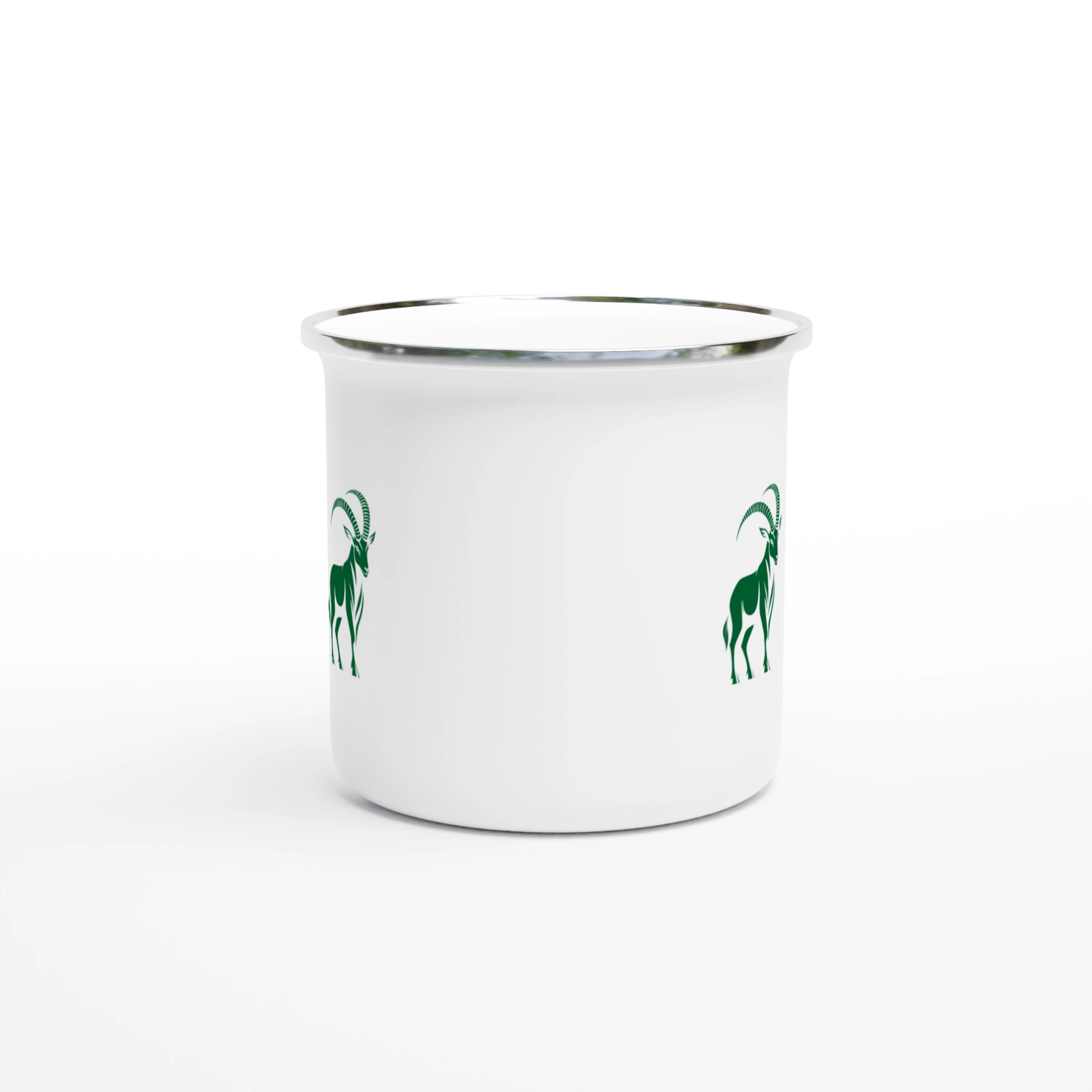 Enamel Mug - Ibex Goat Icon Design