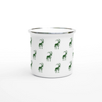 Enamel Mug - Ibex Goat Pattern Design