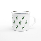 Enamel Mug - Ibex Goat Pattern Design