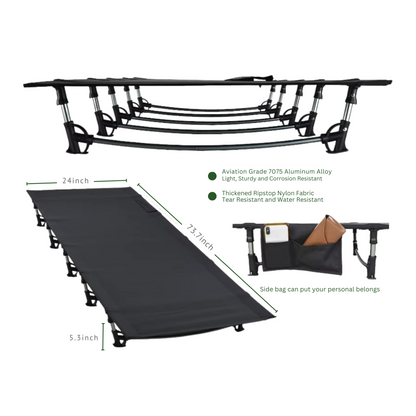 SKOGR Ultralight Folding Camp Bed