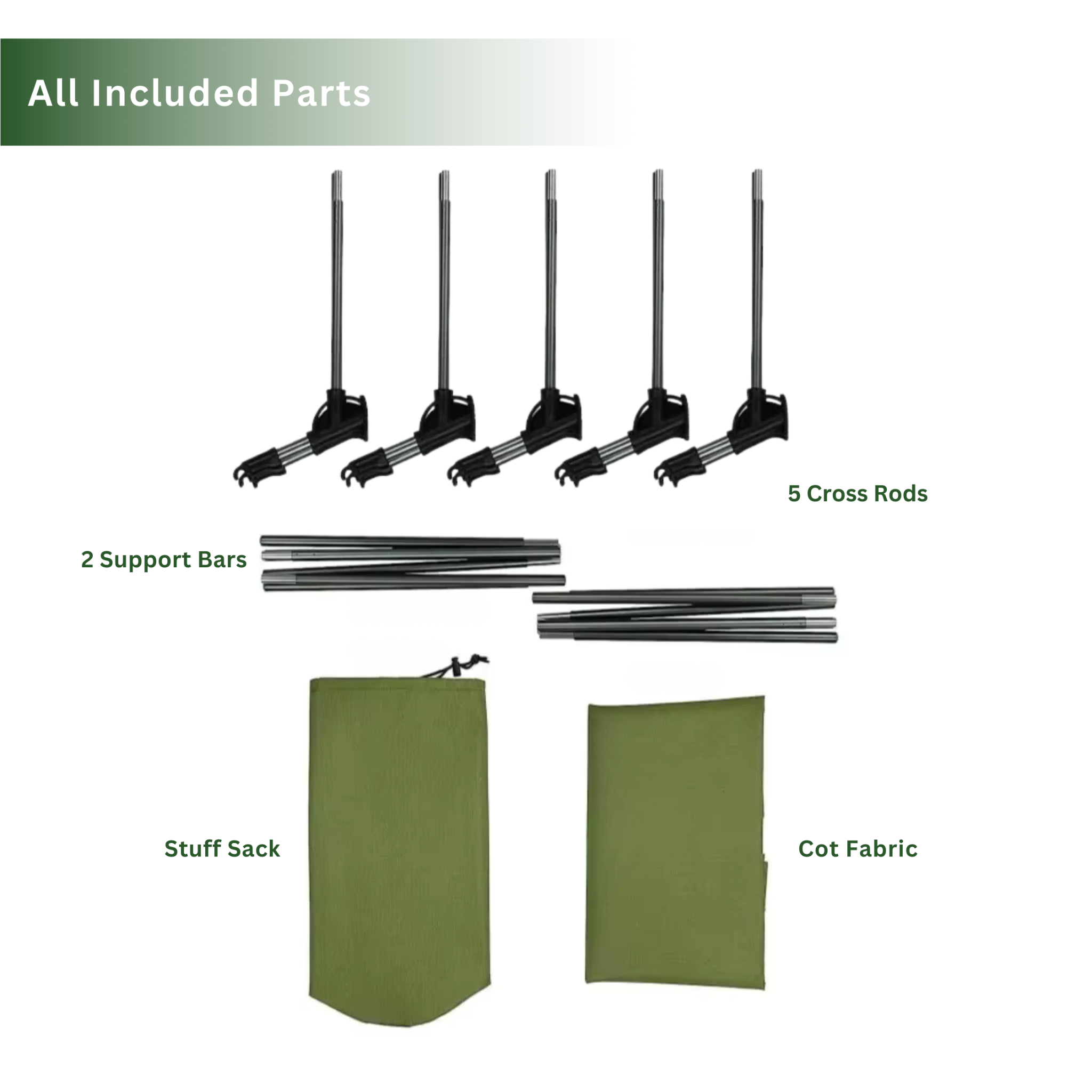 SKOGR Ultralight Folding Camp Bed