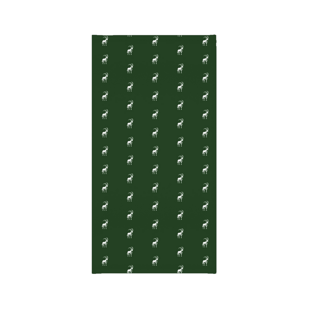 Ibex Pattern Lightweight Neck Gaiter - Forest Green