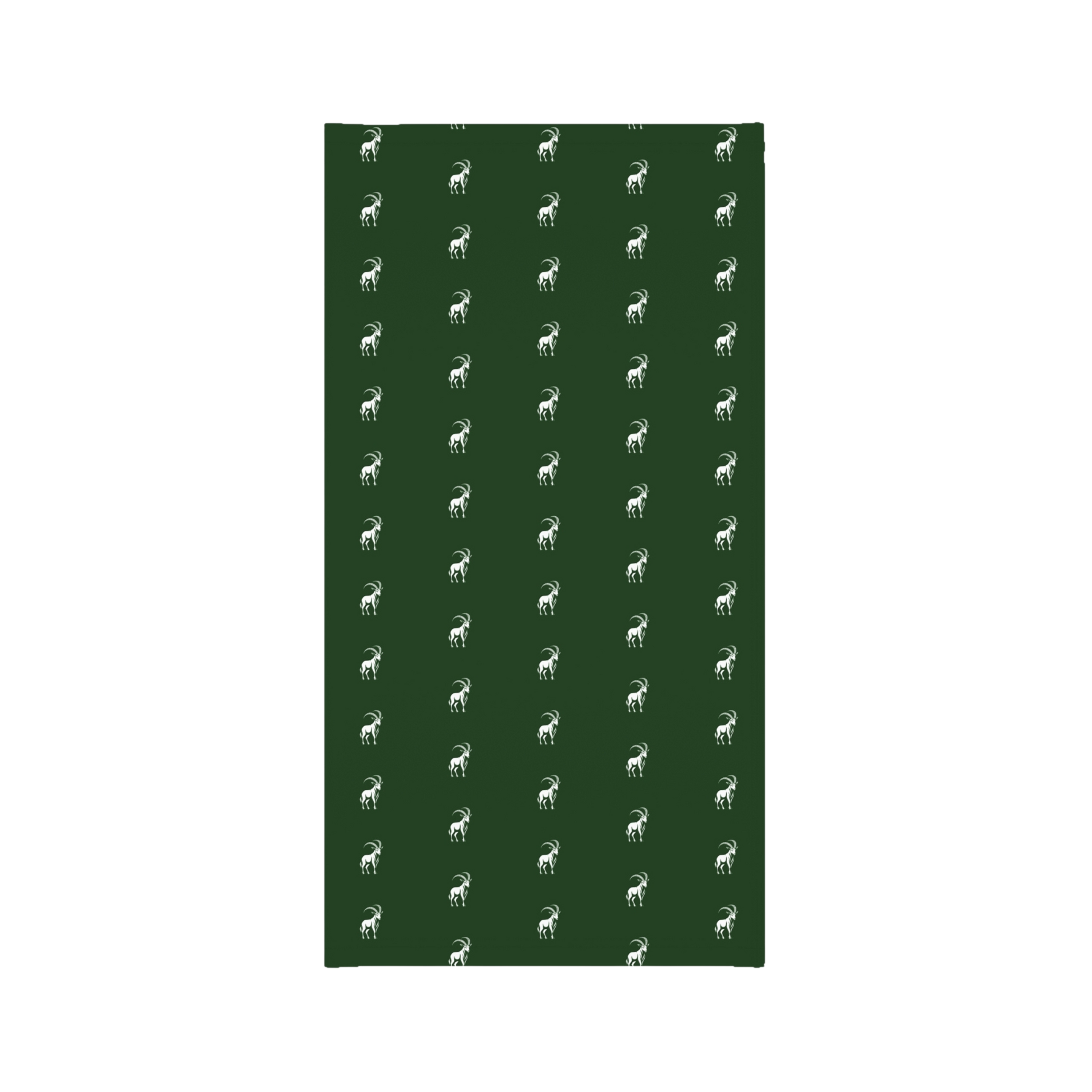 Ibex Pattern Lightweight Neck Gaiter - Forest Green