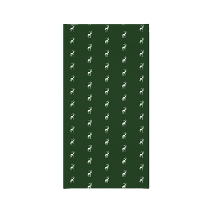 Ibex Pattern Lightweight Neck Gaiter - Forest Green
