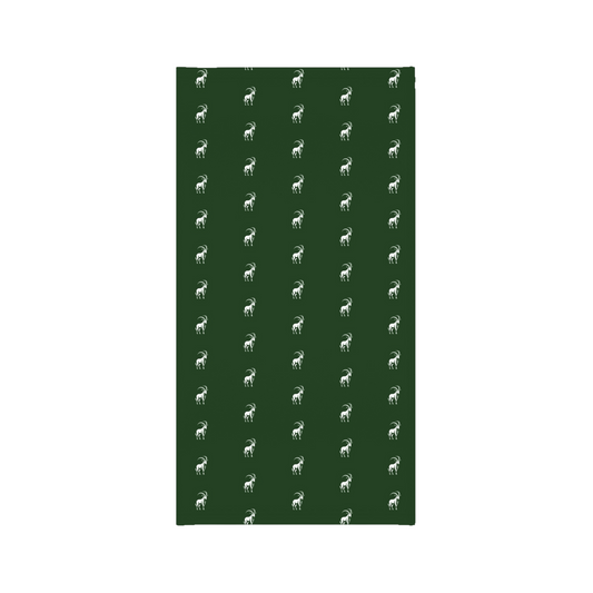 Ibex Pattern Lightweight Neck Gaiter - Forest Green