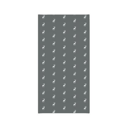 Ibex Pattern Lightweight Neck Gaiter - Smoke Grey
