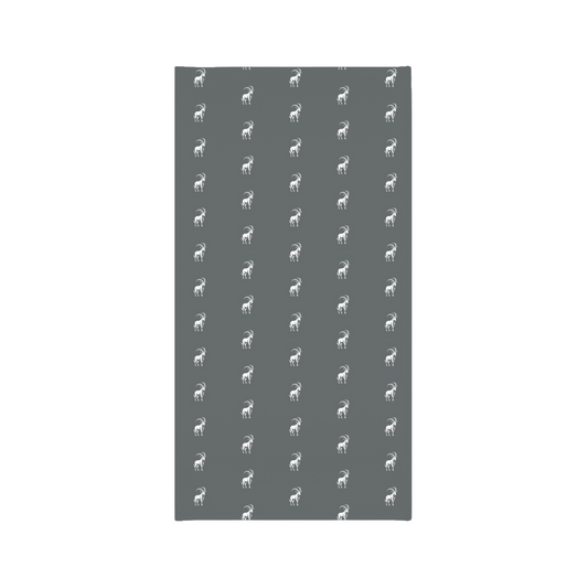 Ibex Pattern Lightweight Neck Gaiter - Smoke Grey