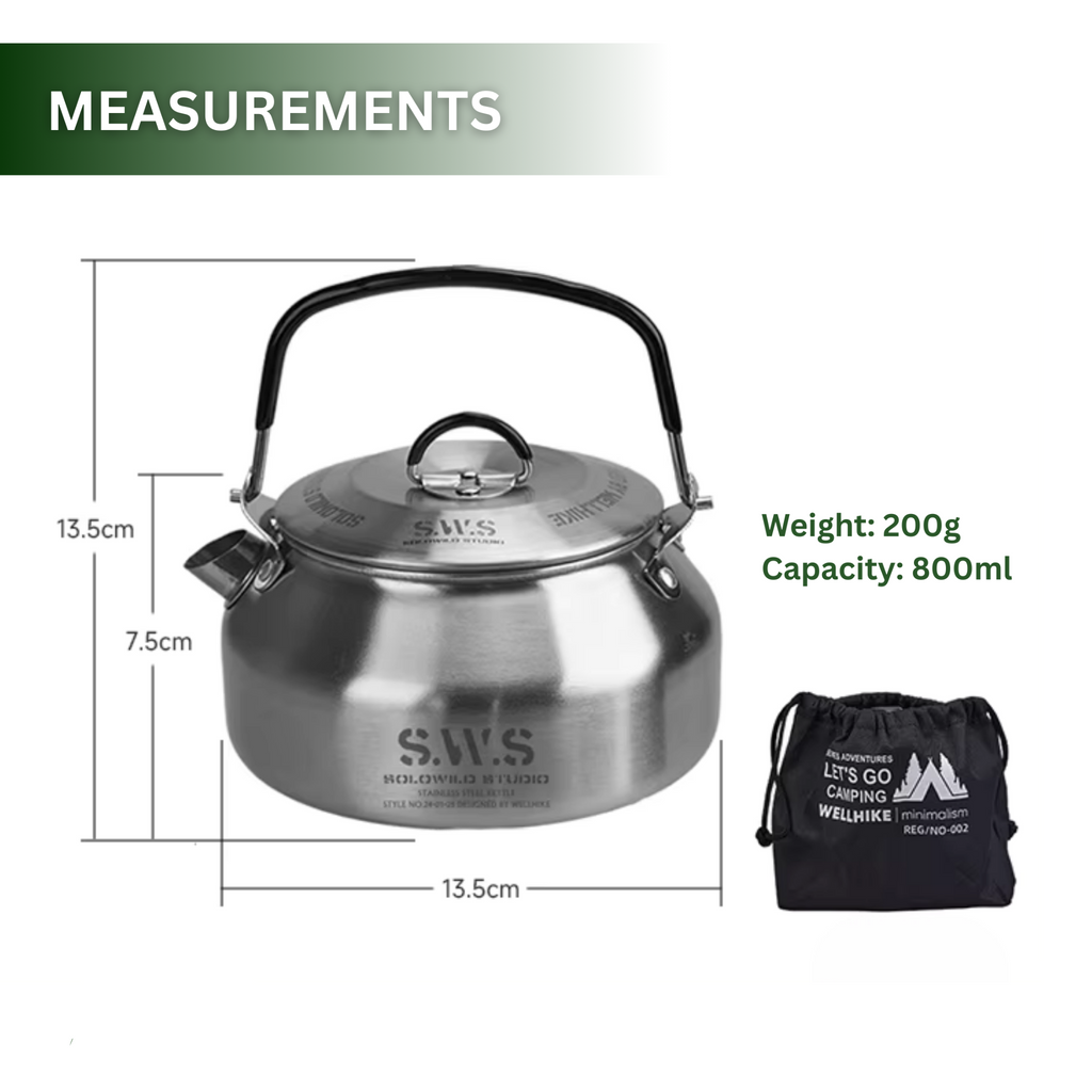 Camping Kettle and Stove Set