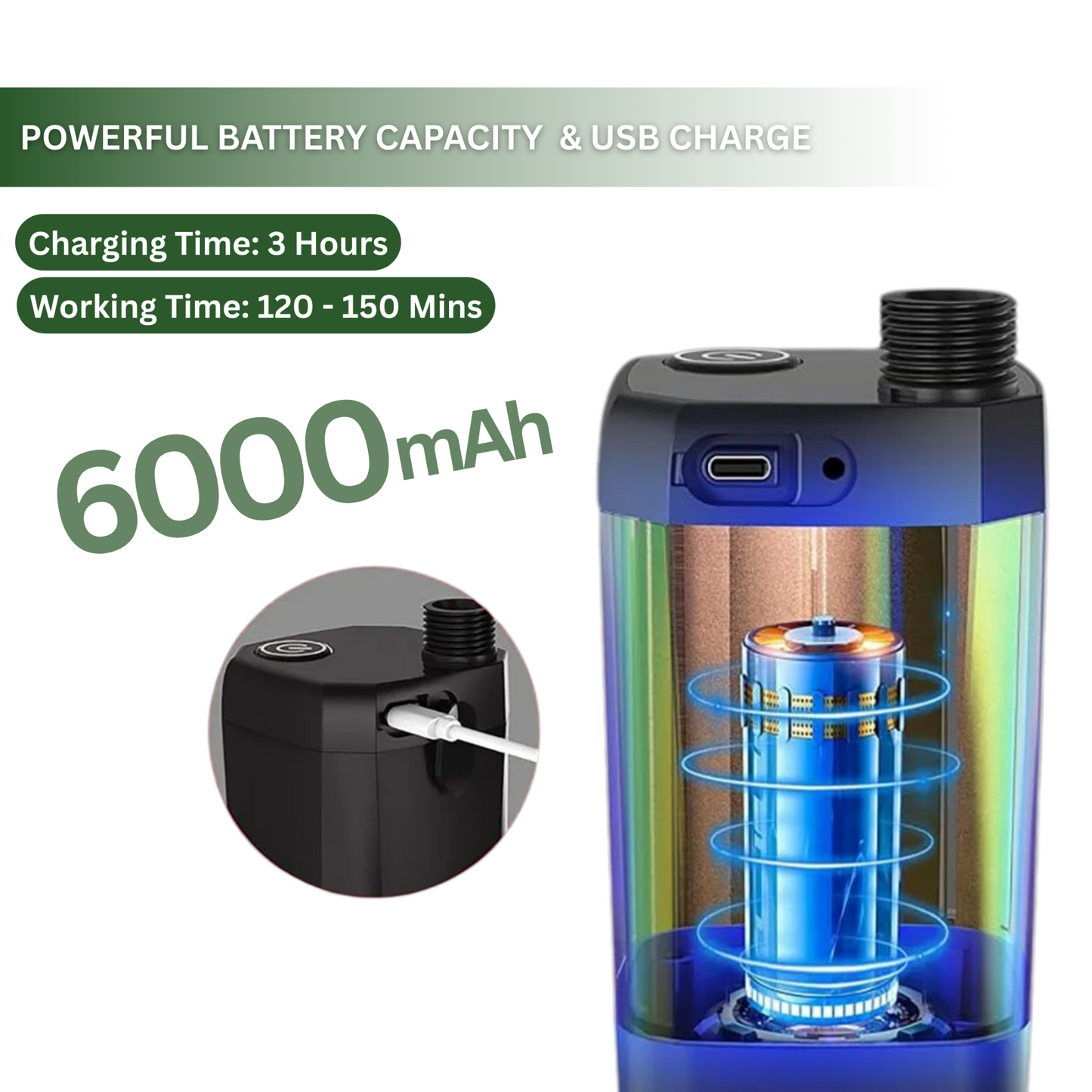 Portable Rechargeable Camping Shower