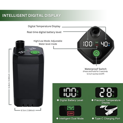 Portable Rechargeable Camping Shower