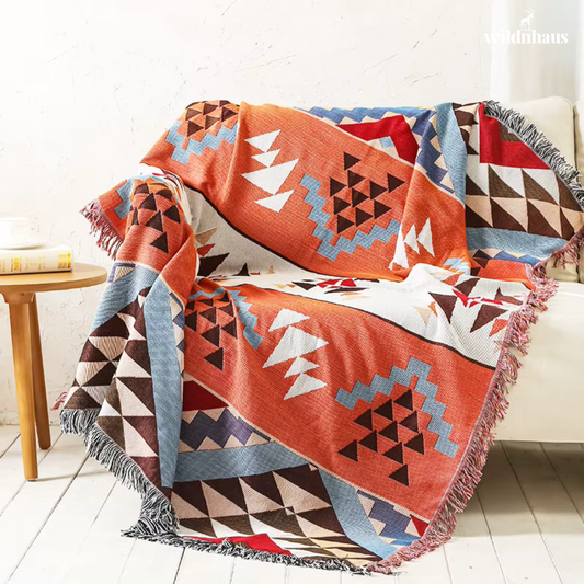 FREYA Nordic Plaid Blanket
