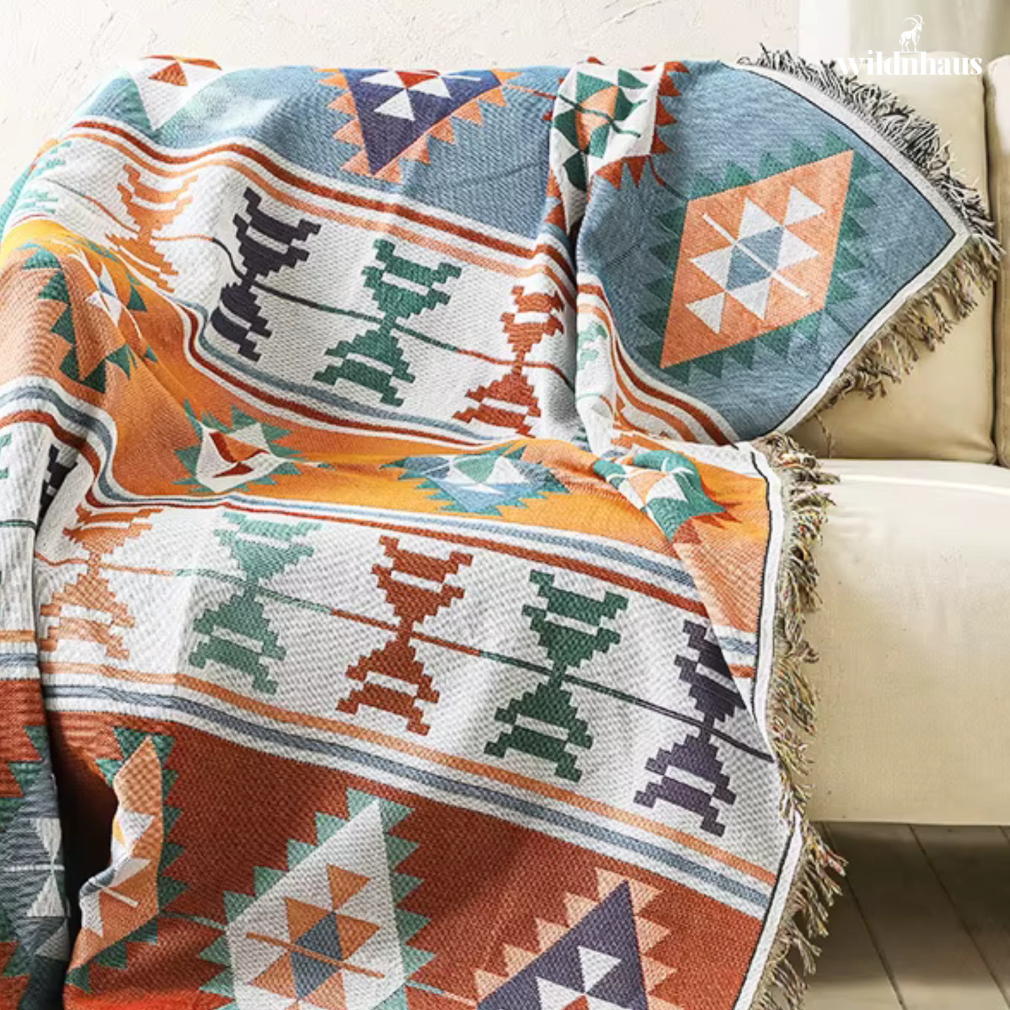 LEIF Nordic Plaid Blanket