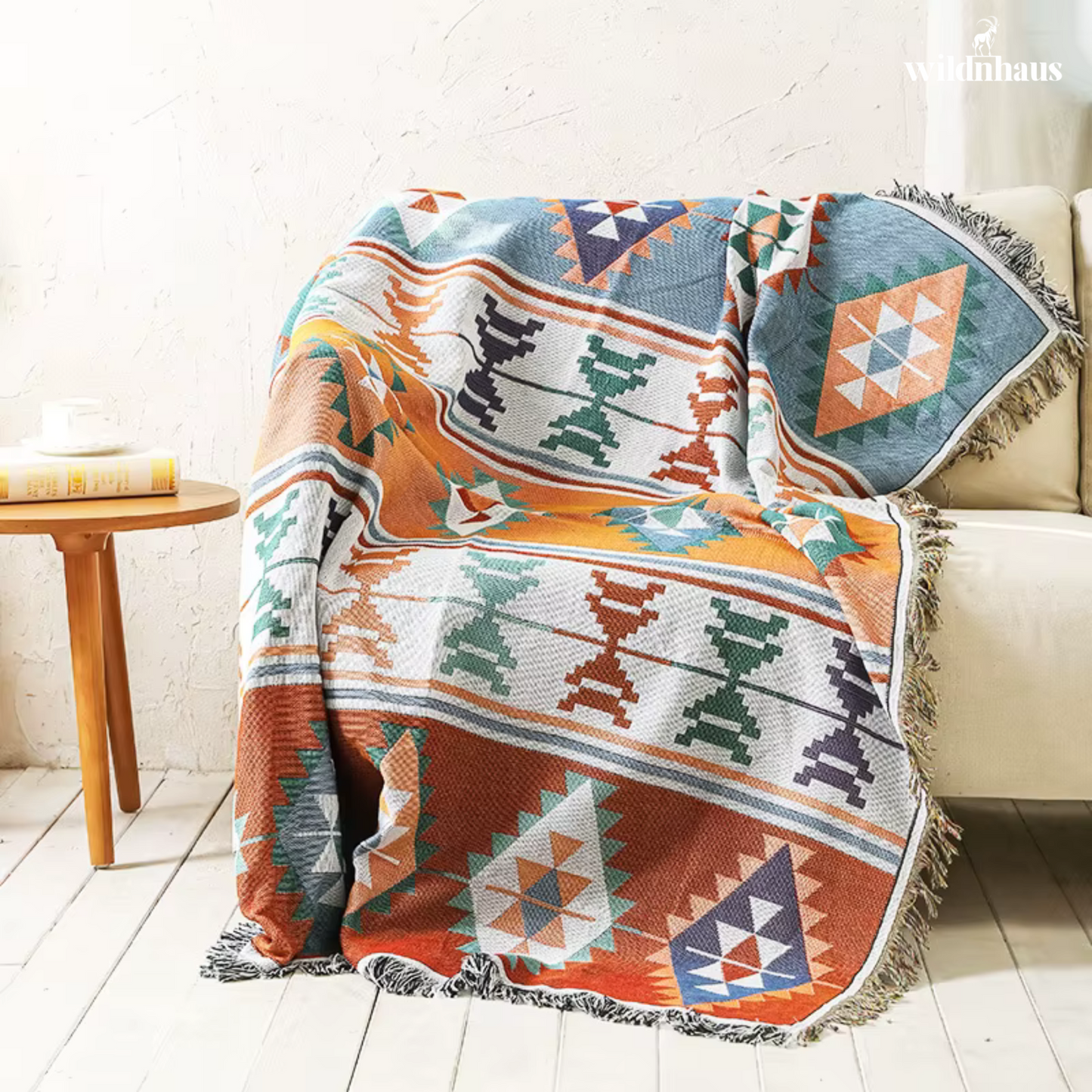 LEIF Nordic Plaid Blanket