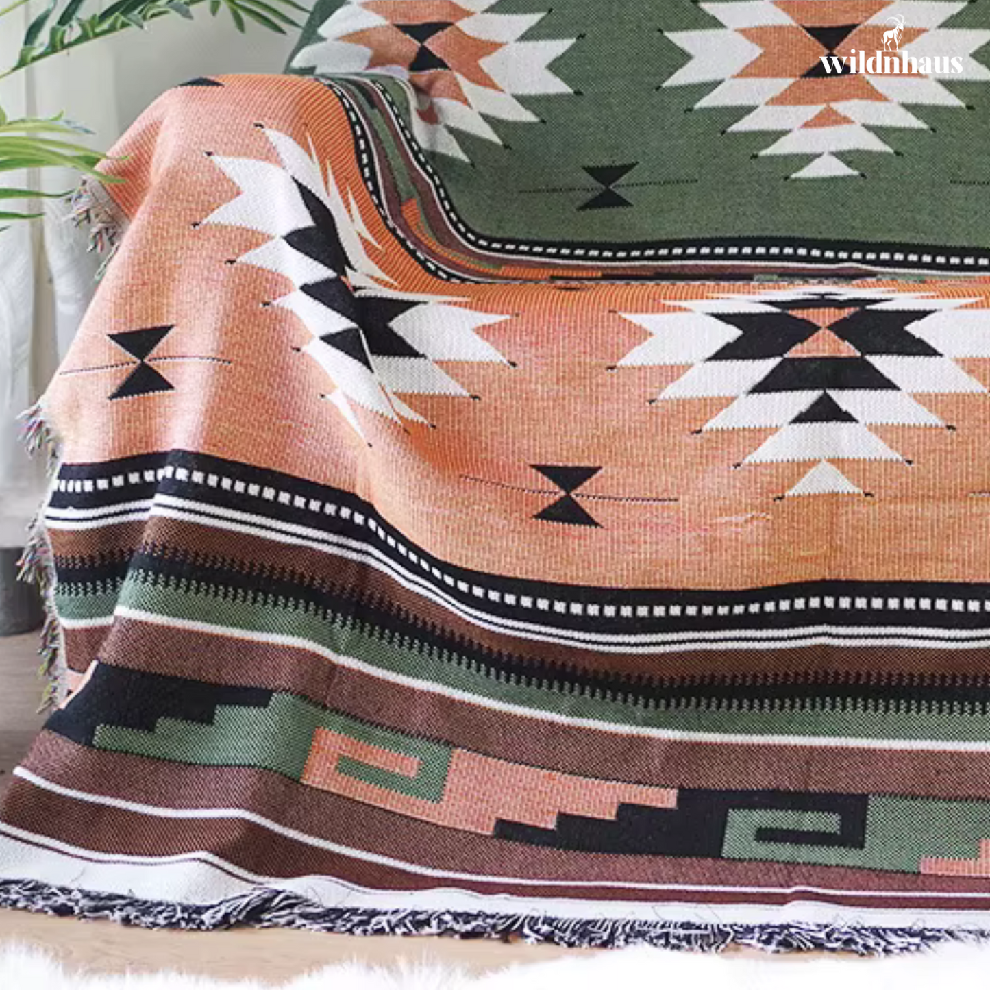 SIGRUN Nordic Plaid Blanket