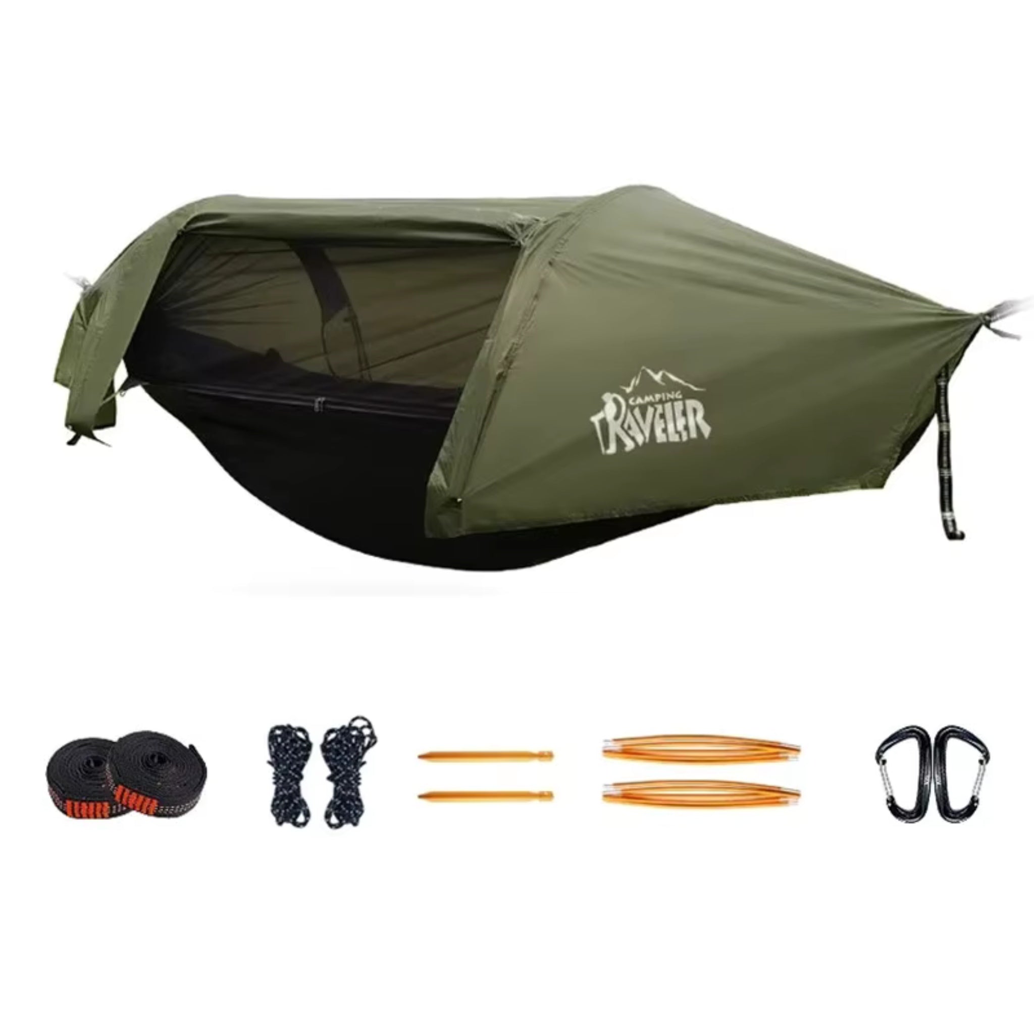 FJELL Tunnel Suspended Tent with Mosquito Net and Rainfly